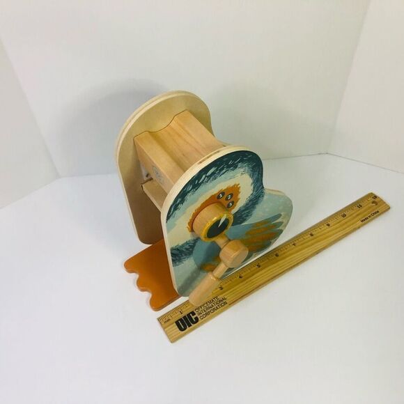 manhattan toy wooden espresso bird/owl replacement base ONLY 2020 play pretend - Picture 3 of 7